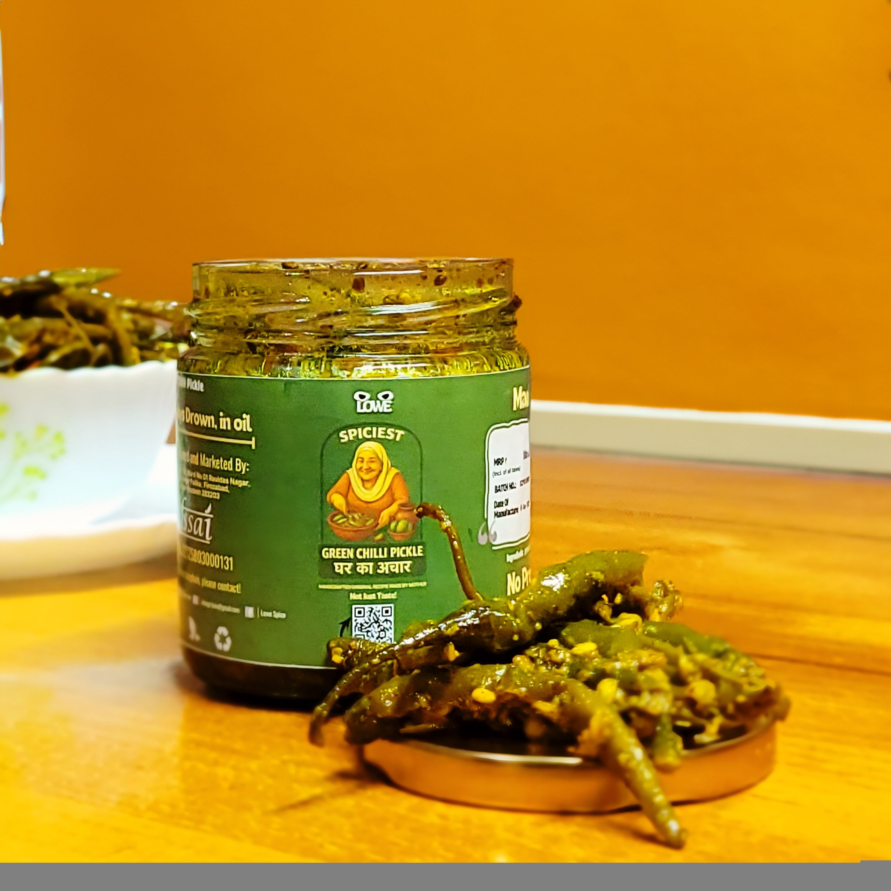Ghar Ka Achar | Green Chilli Pickle 150gm