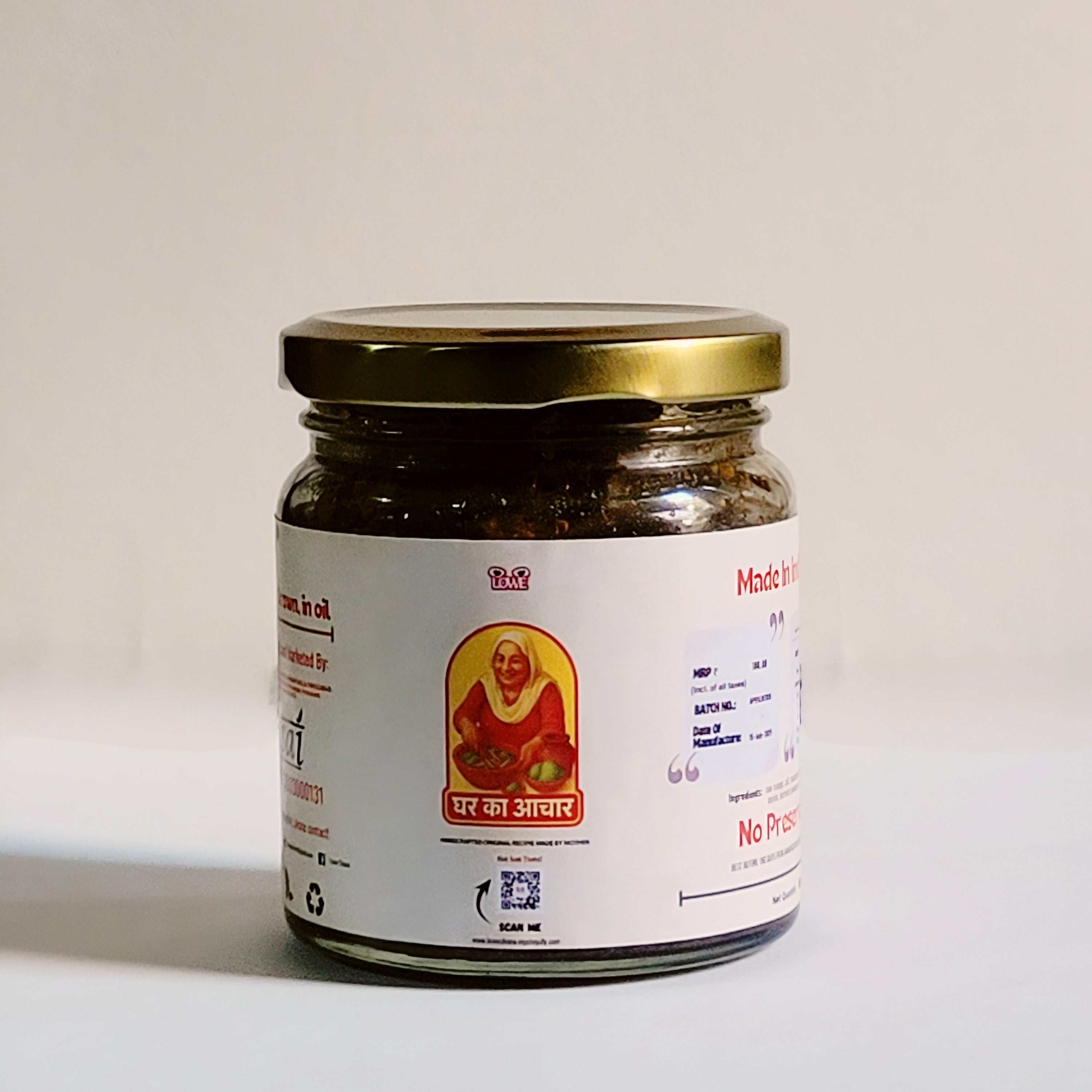 Ghar Ka Achar | Dry Mango Pickle 150gm